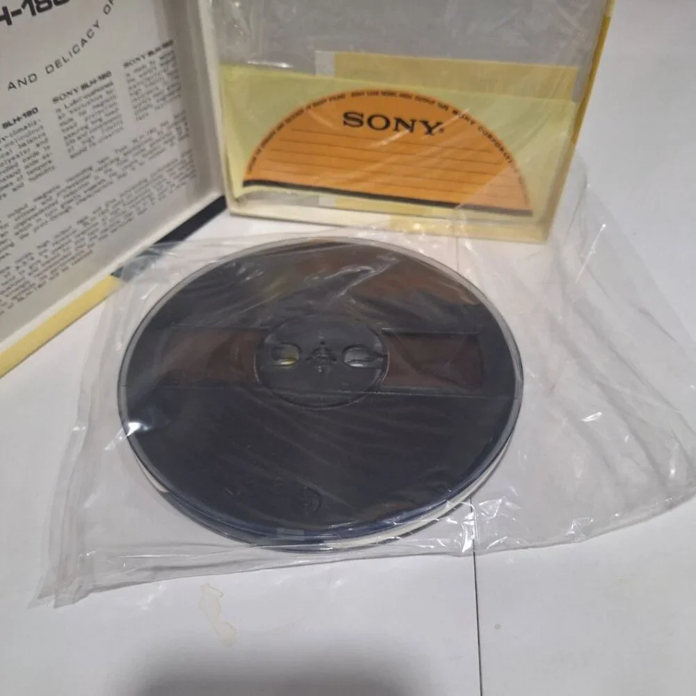 Sony SLH-180 Professional Recording Tape Vintage Low Noise High Output Polyester